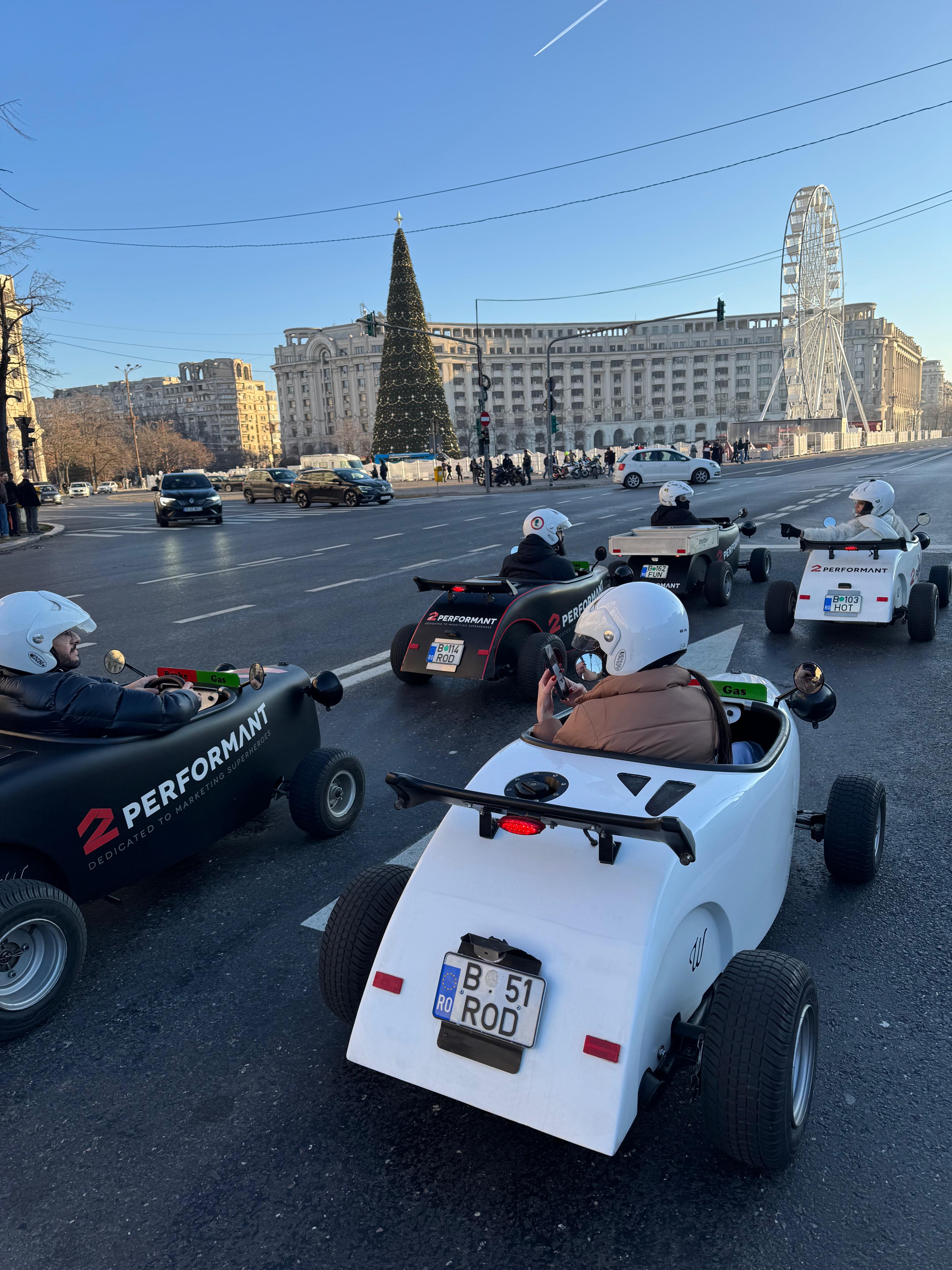 Fleet of Hot Rods in Bucharest